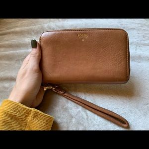 Brown Leather Fossil Wallet